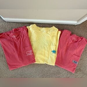 Vineyard Vines pocket tees - set of 3